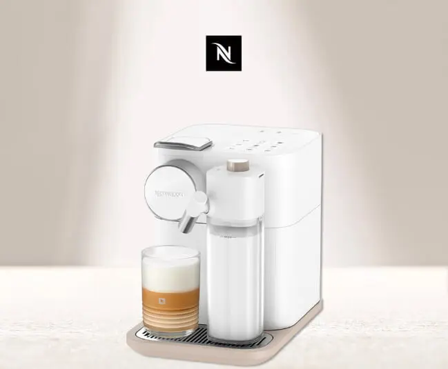 Nespresso 膠囊咖啡機 Gran Lattissima 清新白