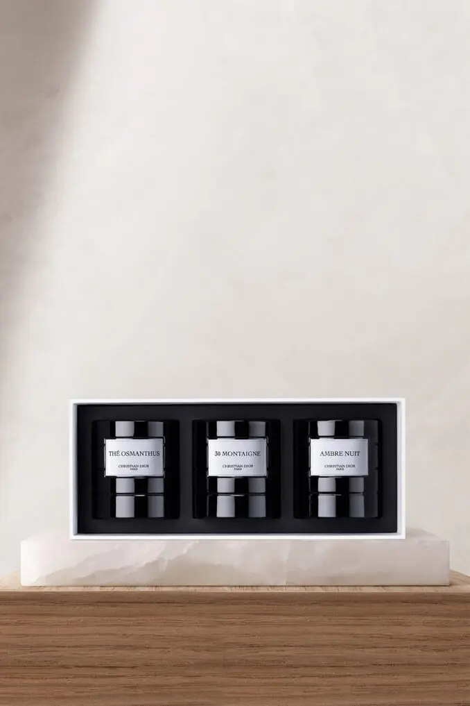 DIOR香氛世家-3入蠟燭禮盒