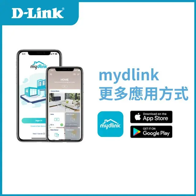 D-Link 友訊DCS-8526LH 2K QHD 1440P 400萬畫素全景旋轉無線網路攝影機/監視器/IP CAM/移動偵測/雙向語音/7米夜視