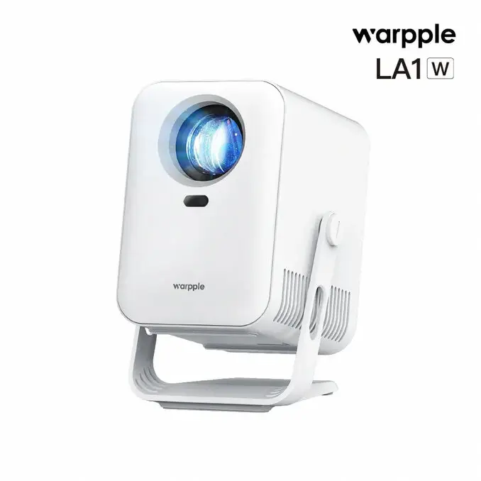 OVOWarpple 百吋便攜智慧投影機 LA1(W)(支援4K解碼/3W立體聲/靈動雲台/娛樂/露營/戶外/商用/會議)