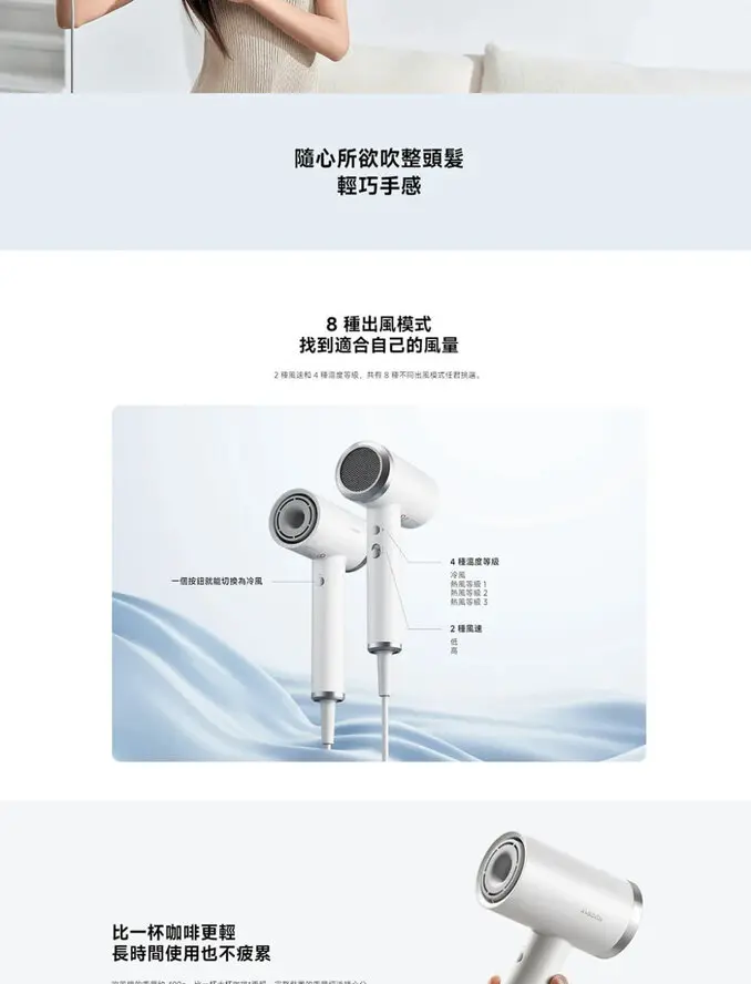 Xiaomi 小米負離子高速吹風機