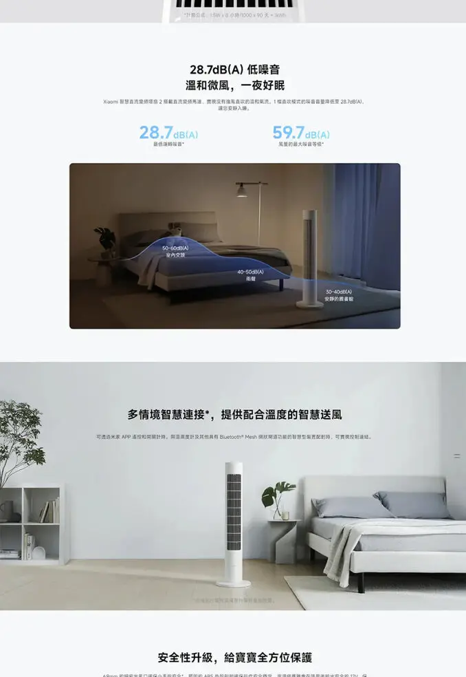 Xiaomi 小米直流變頻塔扇 2(原廠公司貨/米家APP)