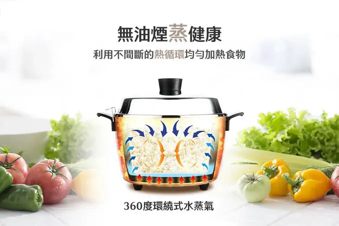 TATUNG 大同10人份不鏽鋼內鍋電鍋TAC-10L-DW