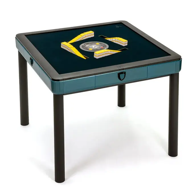 商密特T350 二代 過山 電動麻將桌 餐桌款 孔雀綠/免輸送帶 紫外線熱風除濕殺菌 含安裝保固桌蓋板