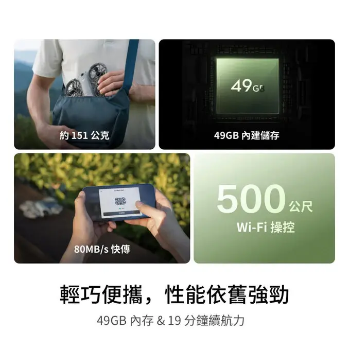 DJI 大疆NEO 2 暢飛套裝 空拍機/無人機 ｜掌上起飛4K畫質｜全向避障最安心