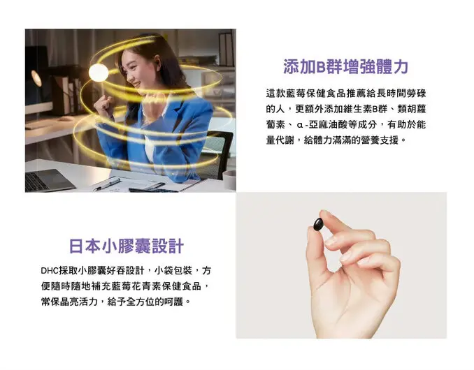 DHC 藍莓精華II(30日份/60粒) (三入組)