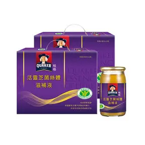 Quaker 桂格活靈芝菌絲體滋補液(60mlx30入x2盒)-保健品