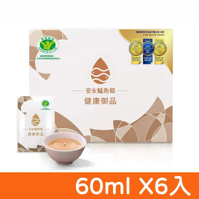 Anyong 安永鮮物【安永】鱸魚精 健康御品 60ml 6入/盒 (禮盒 送禮 常溫)