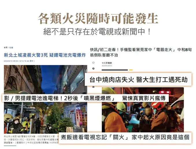 正德防火台製鋰電池玻纖防火毯+台製家用強化液滅火器1L