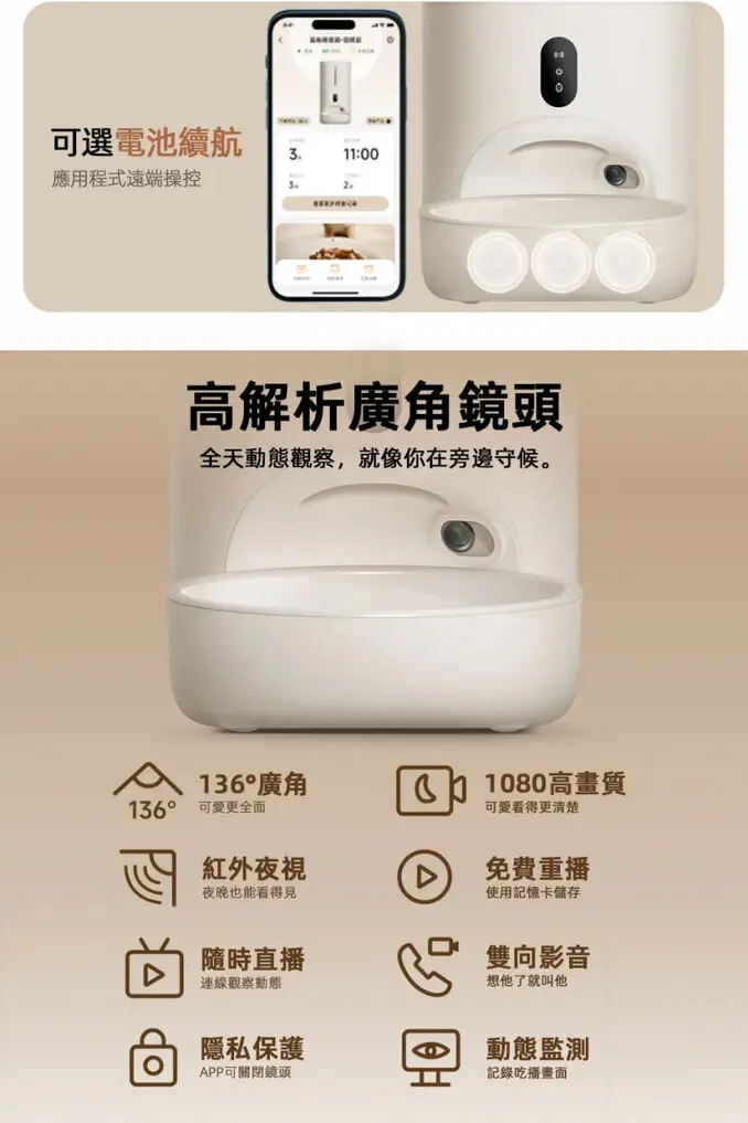 meoof 覓凹蛋捲餵食器 視訊版 獨享碗