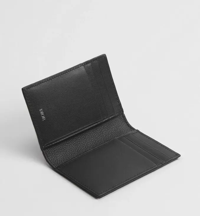 黑色 Dior Gravity 皮革卡夾