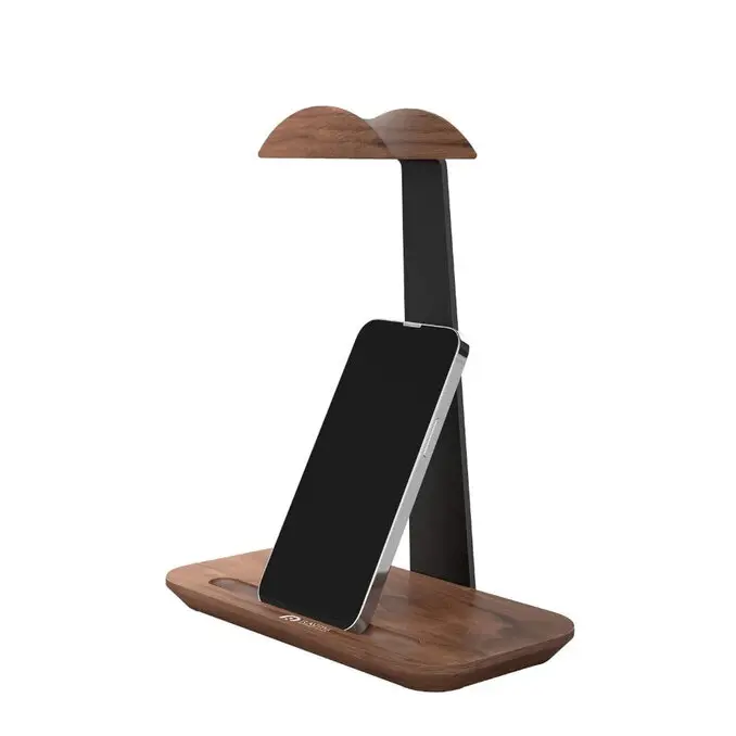 Raymii 瑞米NDA-7 時尚胡桃木鋁合金耳機支架 耳機架