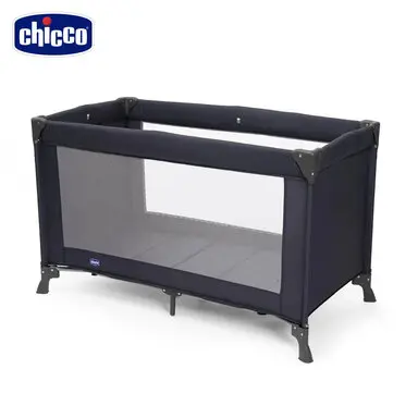 chicco Goodnight 輕旅折疊嬰兒遊戲床 (湖水藍)-