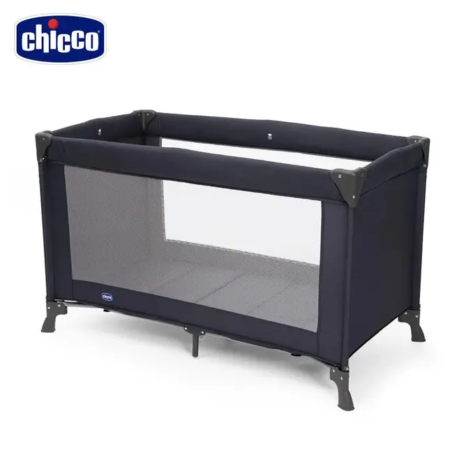 chicco Goodnight 輕旅折疊嬰兒遊戲床 (湖水藍)
