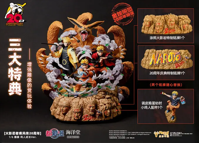 【GK】都愛漫×海洋堂 疾風傳20週年 鳴人成長｜火影忍者