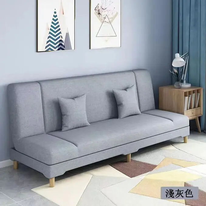 1.2M多功能兩用簡易布藝折疊沙發 小戶型沙發床 懶人沙發/三色可選