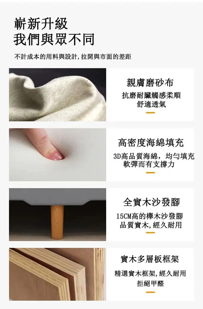 1.2M多功能兩用簡易布藝折疊沙發 小戶型沙發床 懶人沙發/三色可選